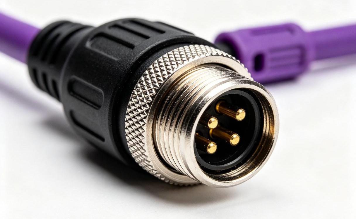 M12预制电缆一体式连接器